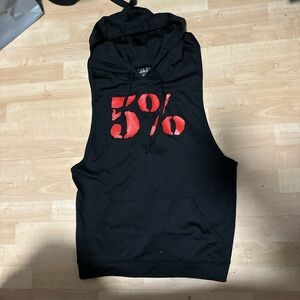 5% Rich Piana muscle hoodie tank